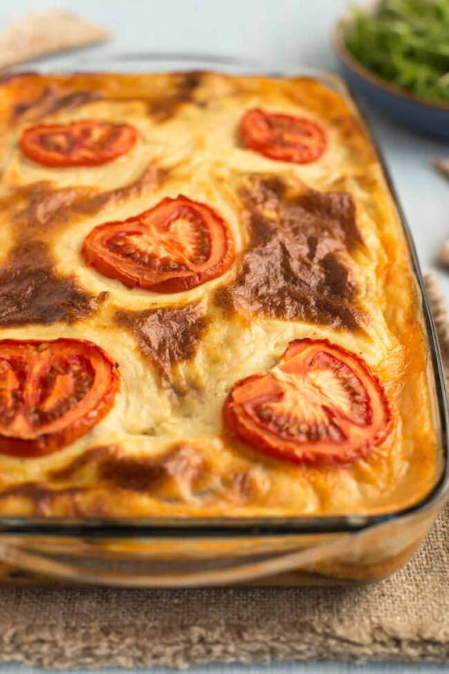 Vegetarian Moussaka - Easy Cheesy Vegetarian