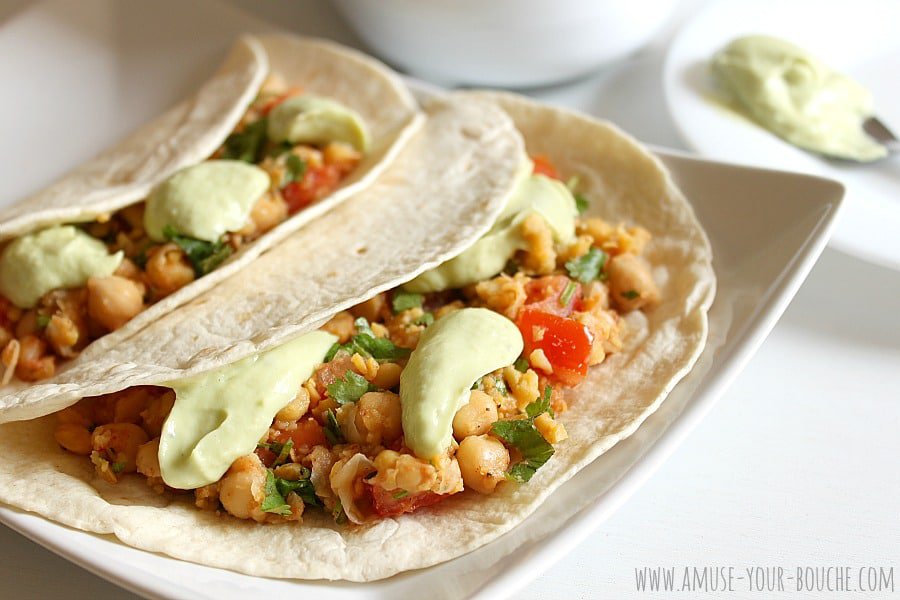 LUTEAL PHASE RECIPE: CHICKPEA TACOS WITH AVOCADO SAUCE – Marea