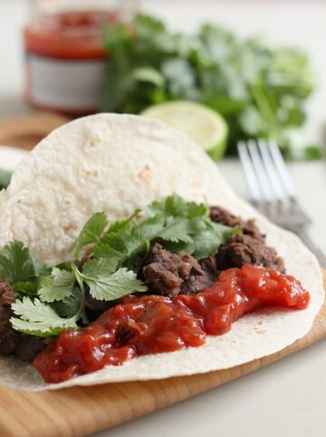 Lentil and black bean tacos - Easy Cheesy Vegetarian