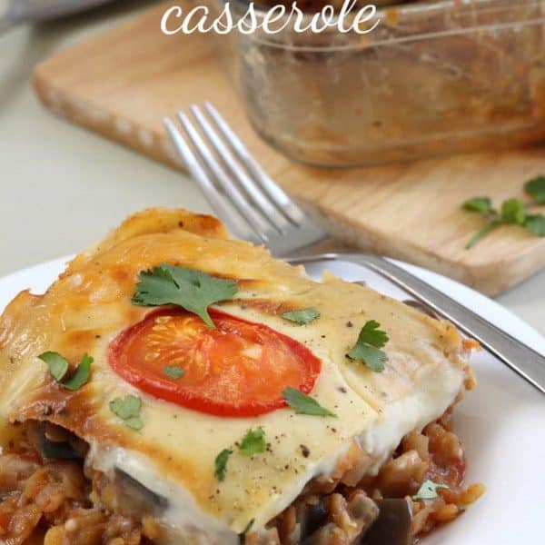 Vegetable Moussaka Casserole - Easy Cheesy Vegetarian