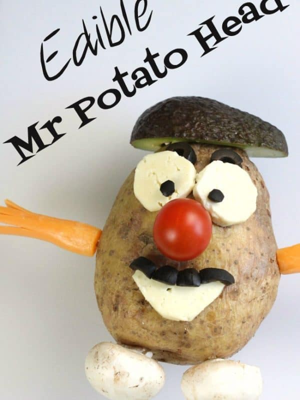 Edible Mr Potato Head – Easy Cheesy Vegetarian