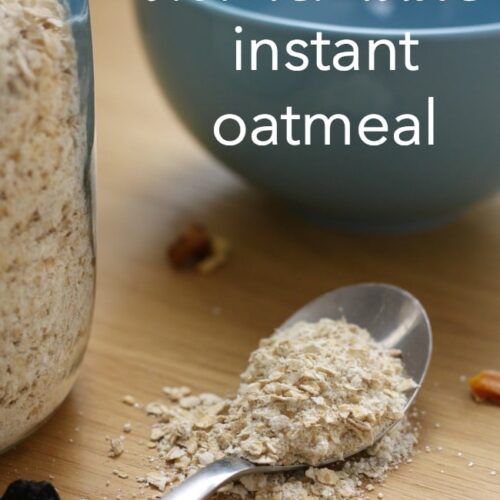 Homemade instant oatmeal - Easy Cheesy Vegetarian