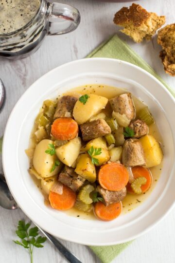Vegetarian Irish stew - Easy Cheesy Vegetarian
