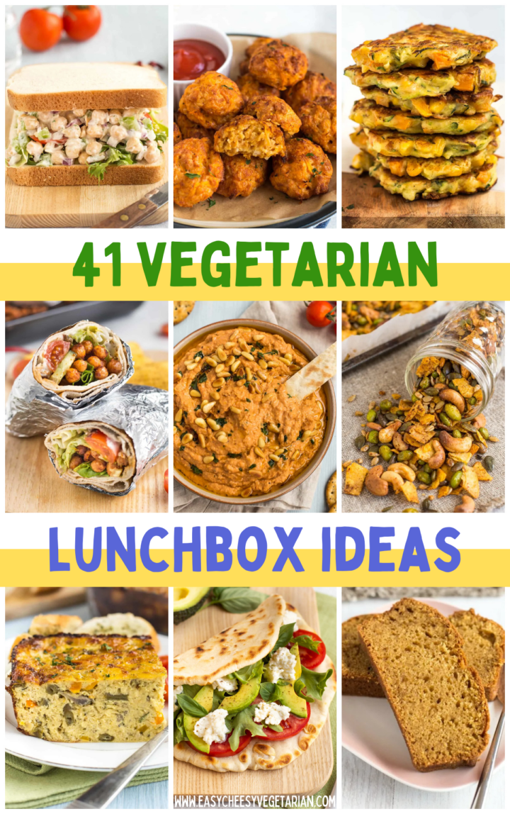 41 Vegetarian Lunchbox Ideas - Easy Cheesy Vegetarian