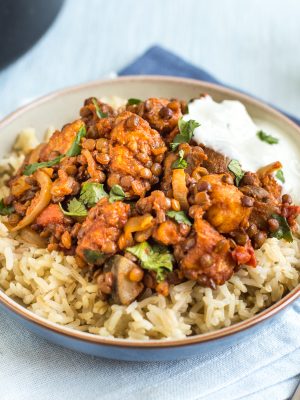 Easy Lentil and Halloumi Curry – Easy Cheesy Vegetarian