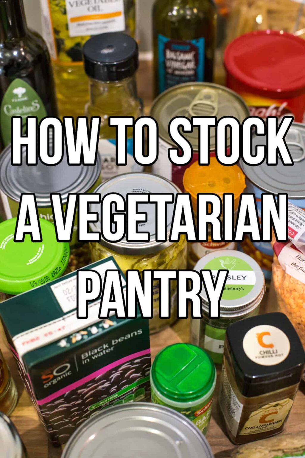 How To Stock A Vegetarian Pantry - Easy Cheesy Vegetarian