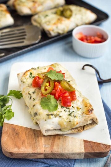 Mushroom And Black Bean Smothered Burritos - Easy Cheesy Vegetarian