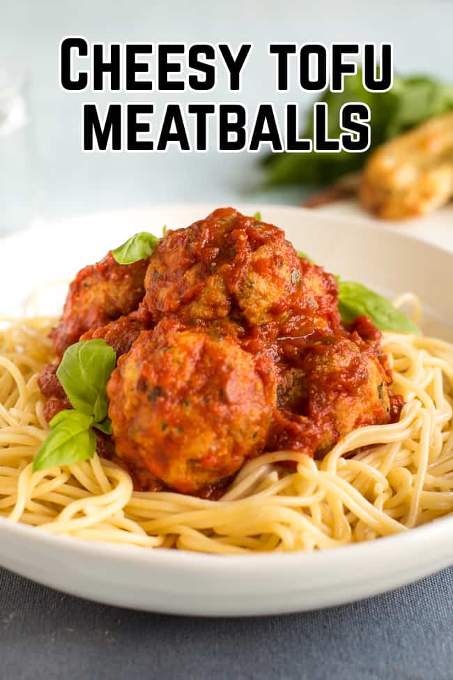 Cheesy Tofu Meatballs - Easy Cheesy Vegetarian