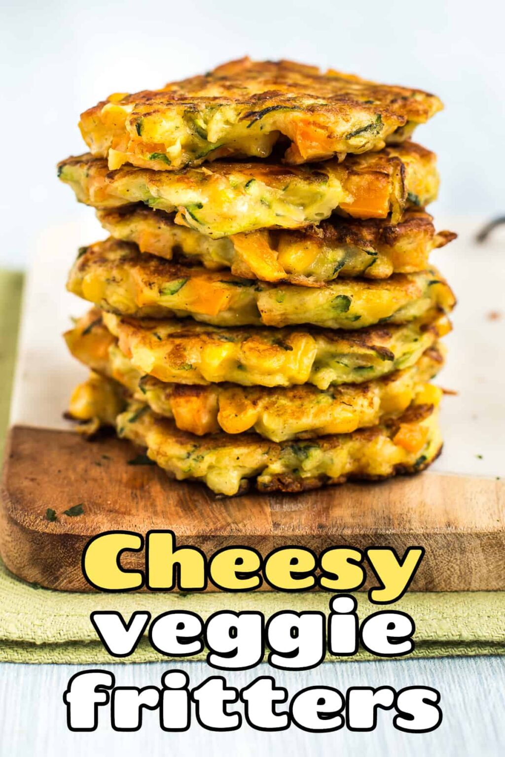 Cheesy Veggie Fritters Easy Cheesy Vegetarian