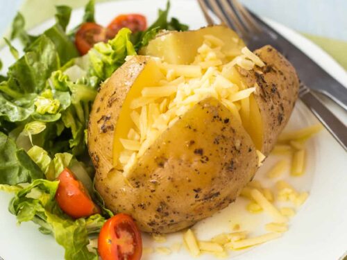 Oven Baked Potatoes - Dinner at the Zoo