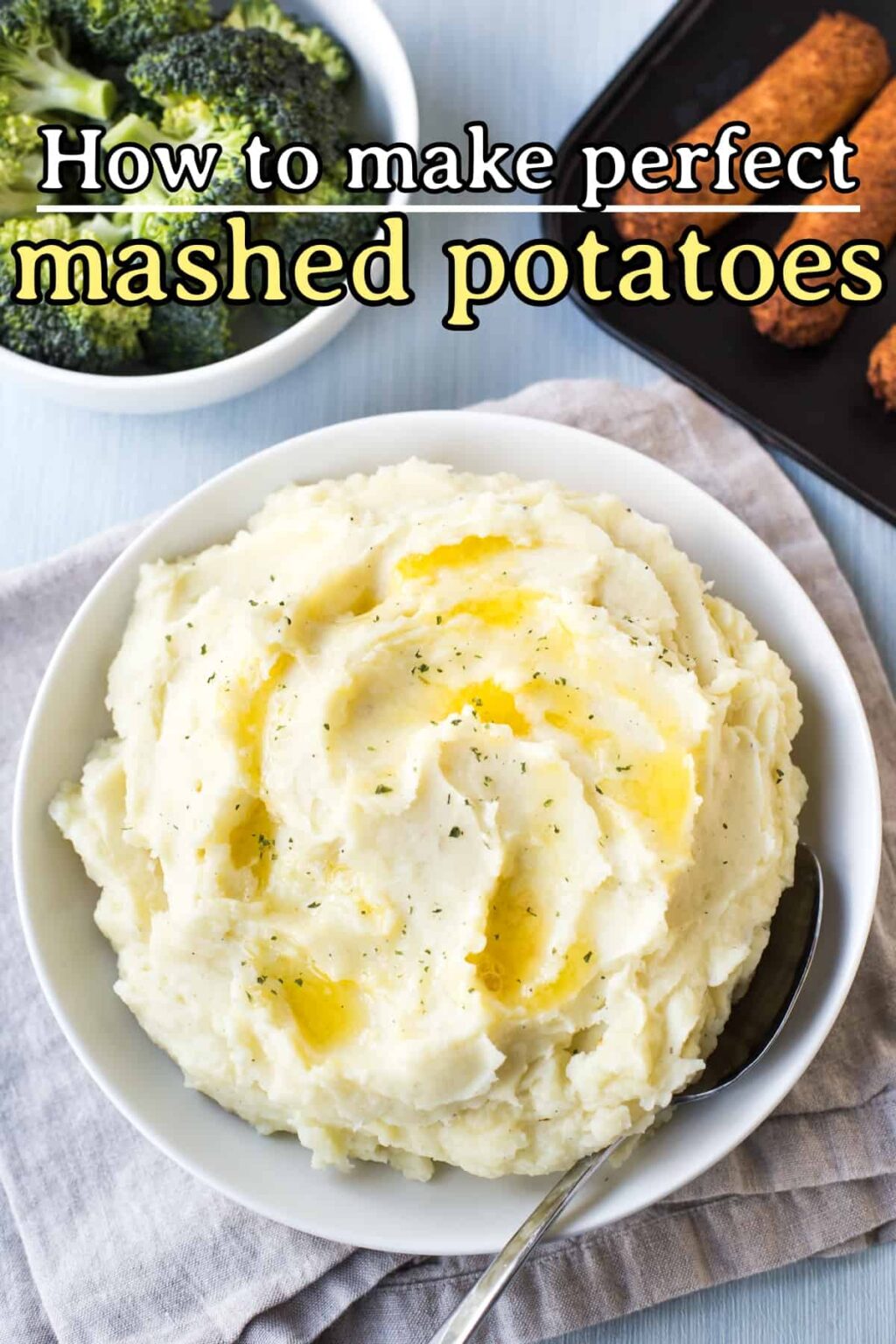 How To Make Perfect Mashed Potatoes Easy Cheesy Vegetarian