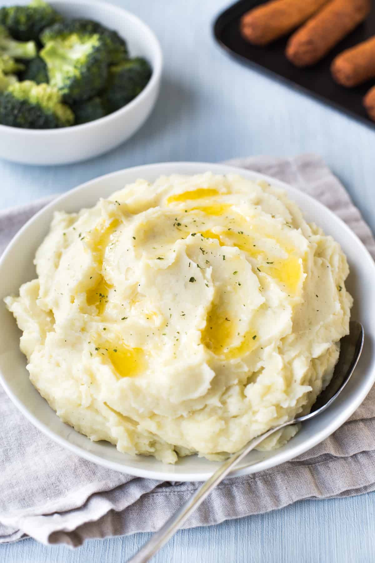 How To Make Perfect Mashed Potatoes Easy Cheesy Vegetarian