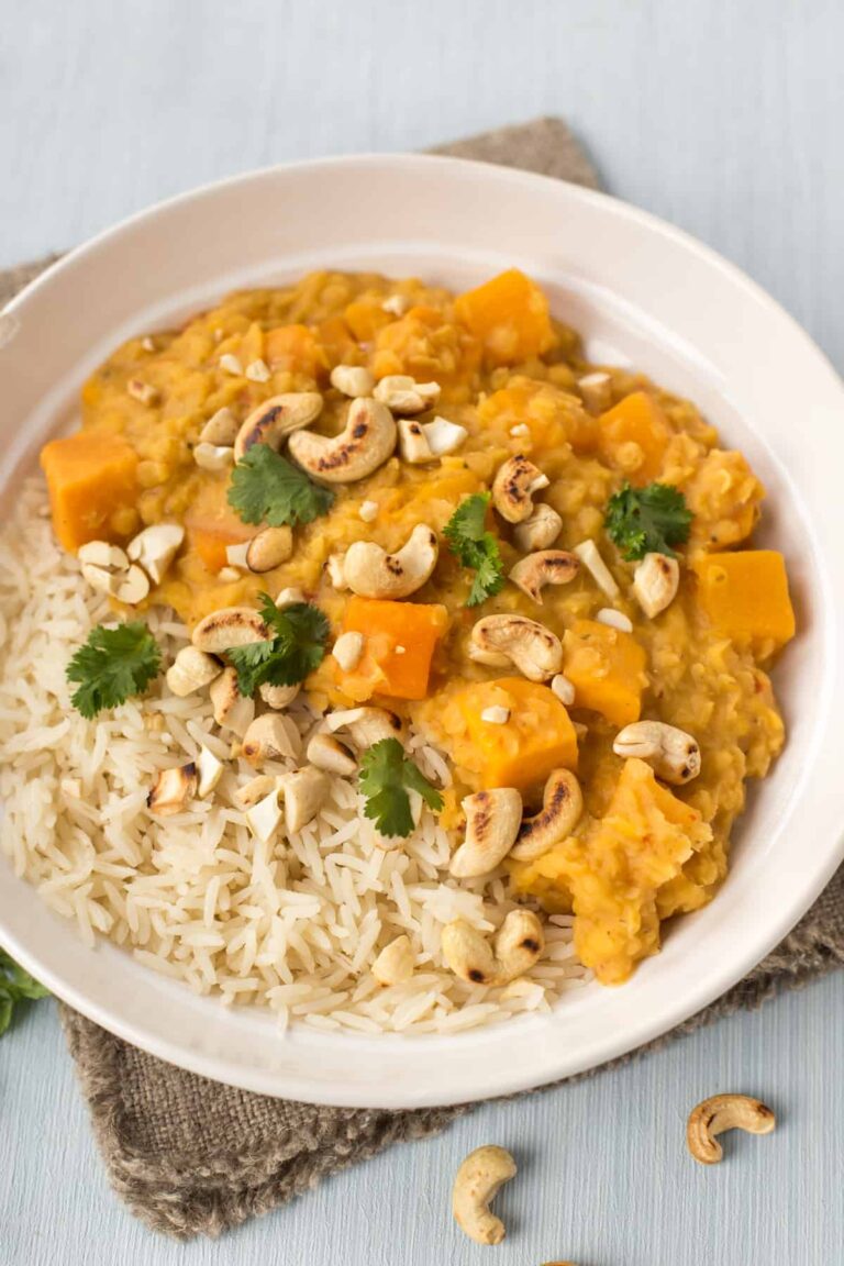 Sweet Potato and Lentil Thai Curry - Easy Cheesy Vegetarian