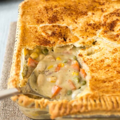 Easy Cheesy Vegetable Pie - Easy Cheesy Vegetarian