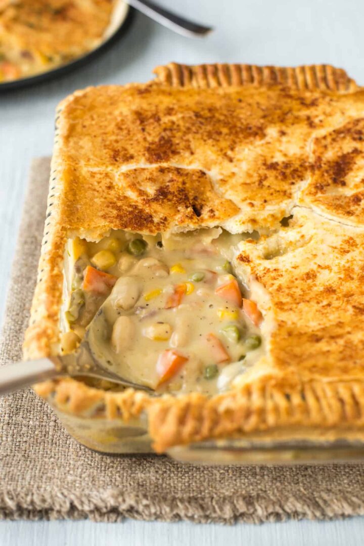 Easy Cheesy Vegetable Pie (with Puff Pastry) - Easy Cheesy Vegetarian