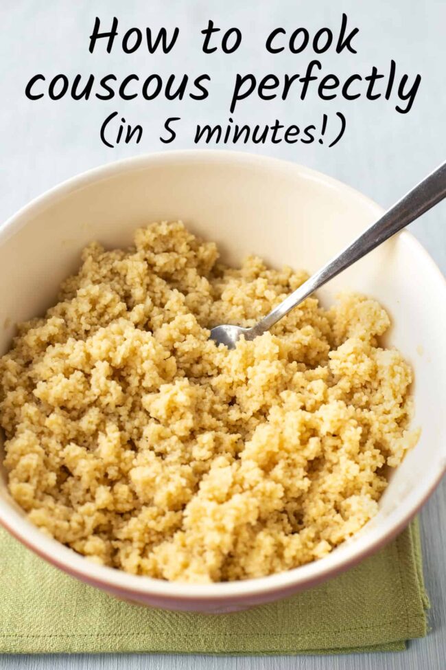 How to Cook Couscous Perfectly (in 5 Minutes!) – Easy Cheesy Vegetarian