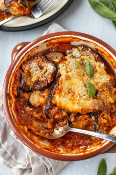 Cheesy Eggplant Bake - Easy Cheesy Vegetarian