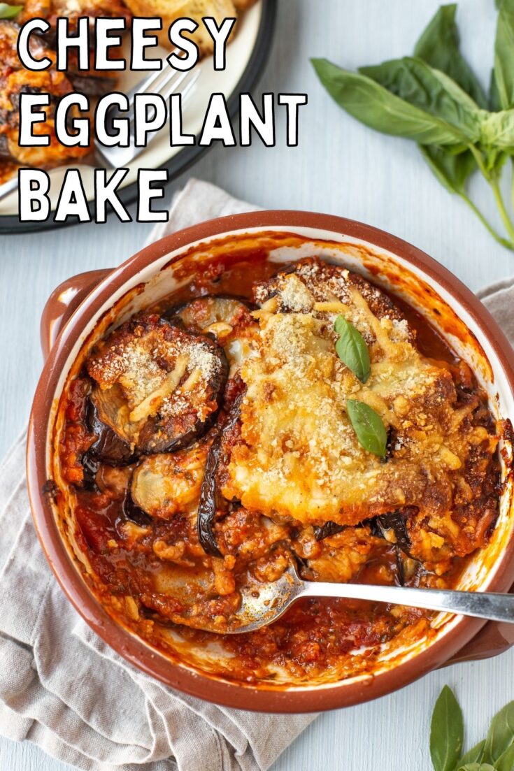 Cheesy Eggplant Bake - Easy Cheesy Vegetarian