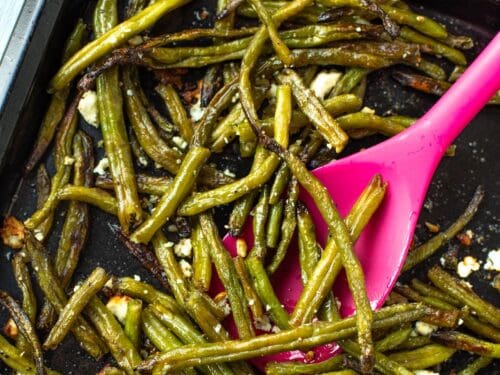 Roasted Frozen Green Beans - Wholefood Soulfood Kitchen