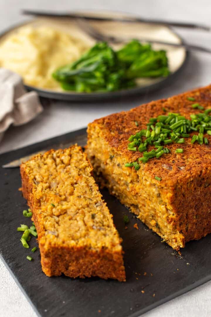 Easy Vegan Lentil Loaf Easy Cheesy Vegetarian   Vegan Lentil Loaf 10 720x1080 