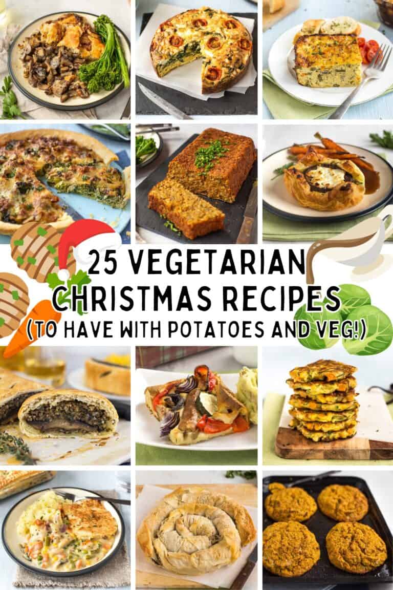 25 Vegetarian Christmas Dinner Recipes - Easy Cheesy Vegetarian